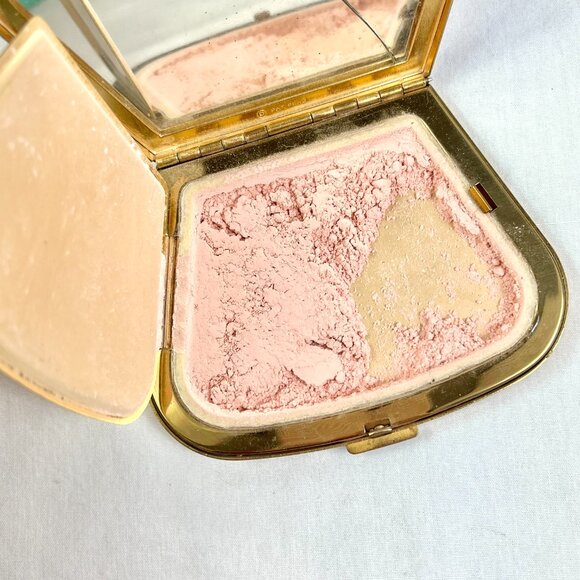 Vintage Volupte Compact Gold Tone Purse Shaped Broken Mirror - Picture 4 of 5